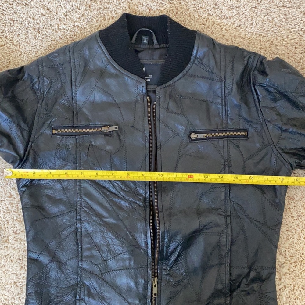 M Collection Leather Jacket - Picture 16 of 16